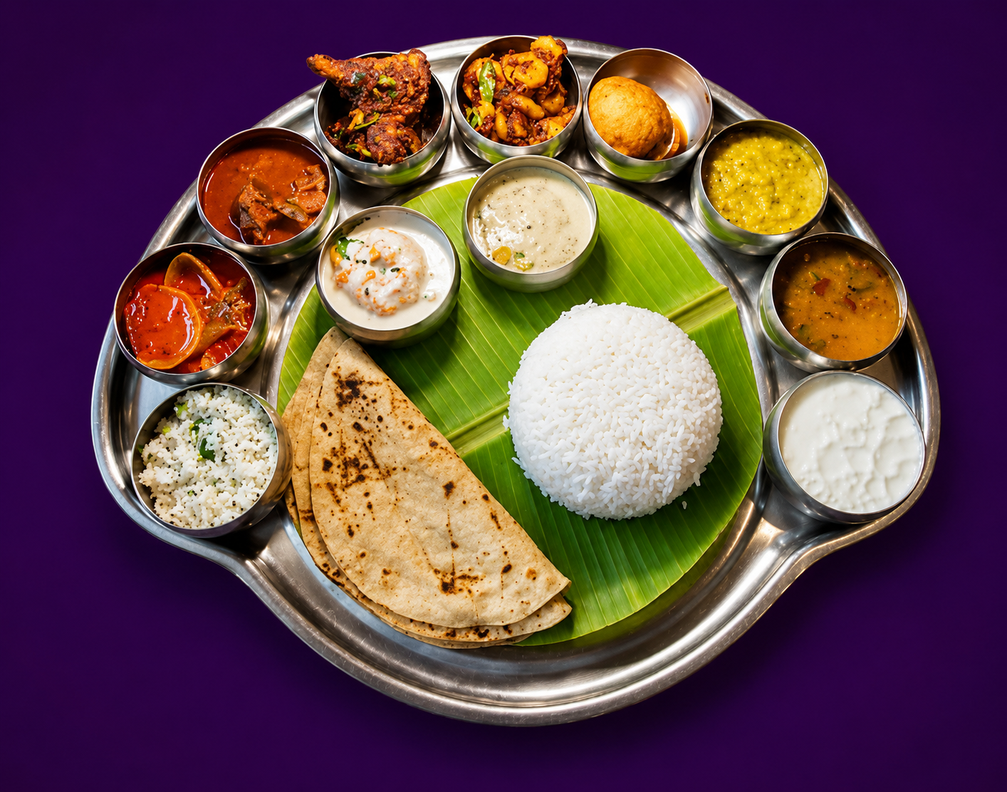 Non-Veg feast, on time